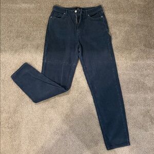 BDG Navy Corduroy Mom High-Rise Pants